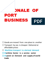 Rationale of Port Business