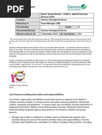 Devon County Council Job Description
