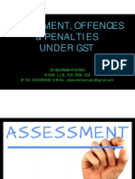 Assessment, Offences & Penalties Under GST: Ca Saurabh Punyani