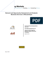 Attachment 2 - Demand and Opportunity Assessment and Analysis - Business Services in Mozambique