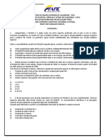 Atividade I - Esportes Coletivos I (Futebol e Futsal)