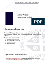 Share Prices - Fundamental Analysis