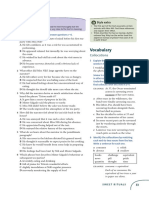 Pages - 33, 35 (Page 33 Vocab. Exercise 6, Page 35 Exam Spot Exercises 4-6)