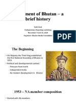Parliament of Bhutan - A Brief History