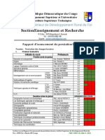 Rapport D'avancement Des Prestations Horaires