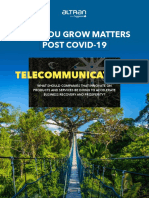 How You Grow Matters Post Covid-19: Telecommunications