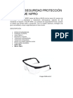 Ficha Tecnica Lentes Nipro PDF