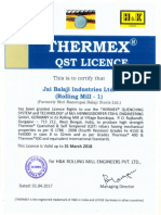 Thermex QST License