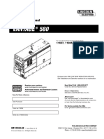 Lincoln Vantage 580 Operator Manual