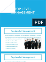 Top Level of Management