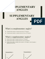 Complementary Angles