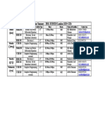 Class Routine Summer - 2018, EEE0218 London (11D+12D)