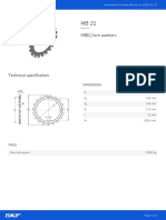 MB (L) Lock Washers: Dimensions