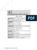 Costing of Service Sector