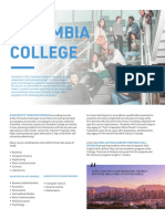 Columbia College: A University Transfer Program