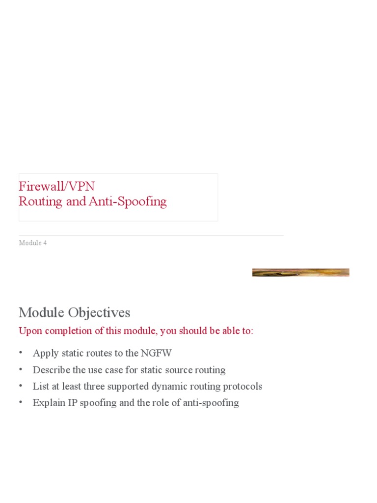 Routing and Anti-Spoofing Guide | PDF | Routing | Ip Address