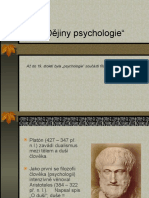 Dějiny Psychologie