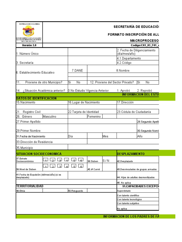 Formato C03 - 03 - F01 - v2 | PDF | Educación avanzada | Salud y bienestar