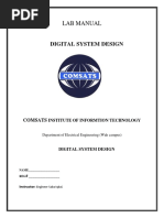 DIGITAL SYSTEM DESIGN Manual1