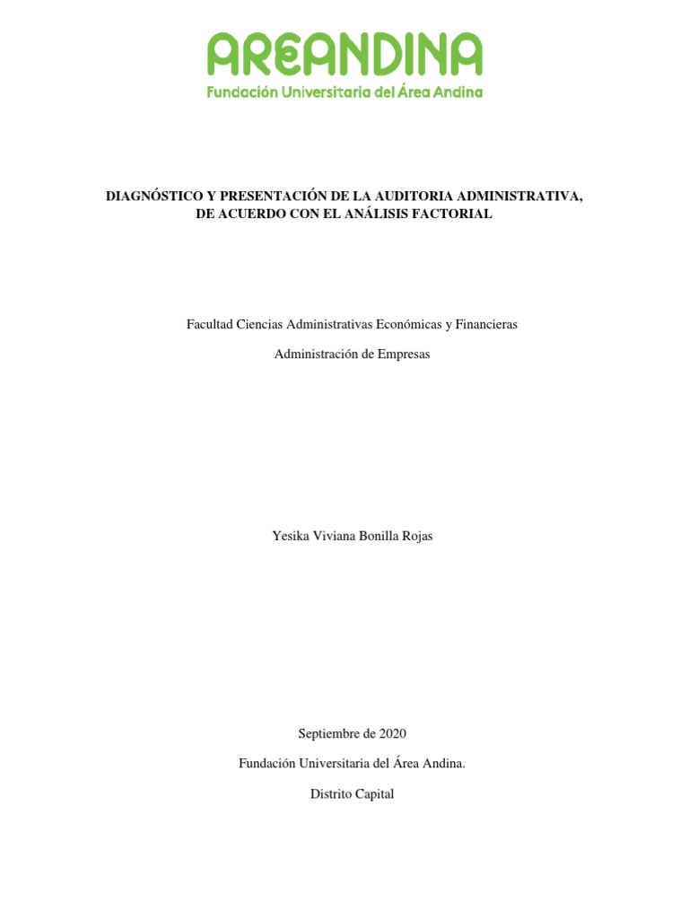 Actividad Eje 3 Auditoria Administrativa | PDF | Salud y bienestar ...