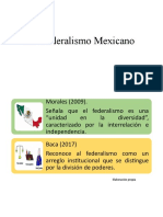 Federalismo Mexicano