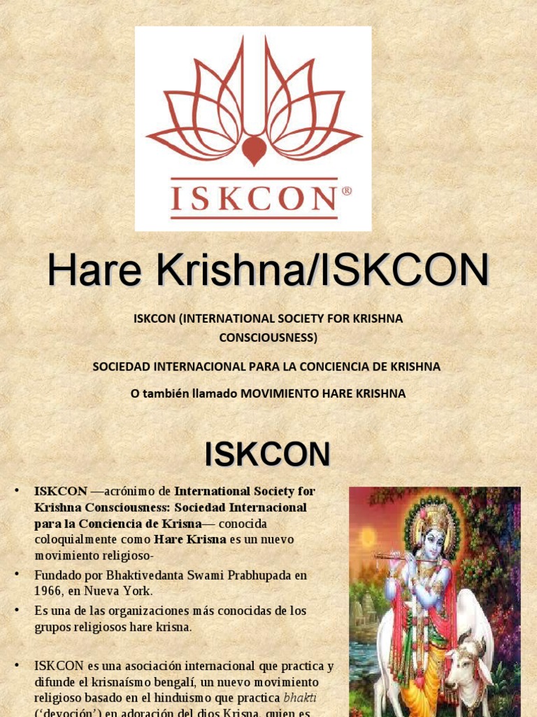 Qué Es El Hare Krishna?