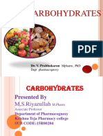 Carbohydrates: Dr. V. Prabhakaran