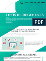 Tipos de Regimenes SGSSS