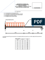 Examen de Diagramas y Funciones de V y M en Ingeniería Civil