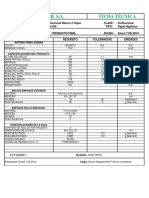 Ficha Tecnica Jumbo 250 Mtrs Blanco