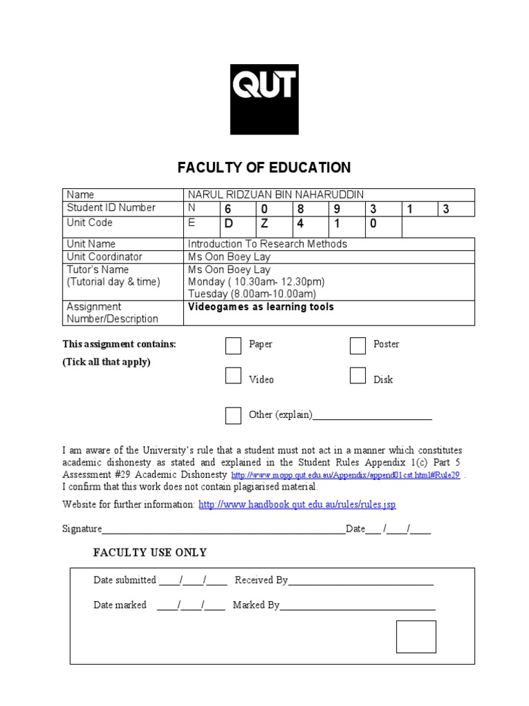 Faculty of Education | PDF