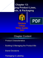 Managing Product Lines, Brands, & Packaging Managing Product Lines, Brands, & Packaging