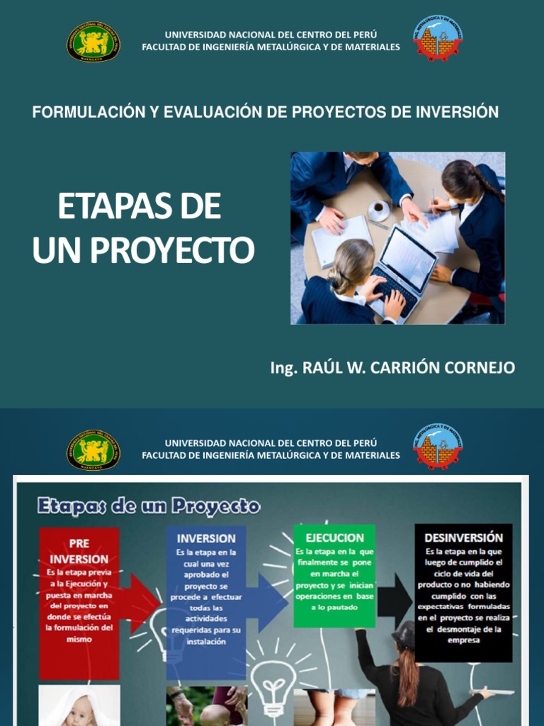 Sesión Ii Fepi Etapas Del Proyecto PDF | PDF