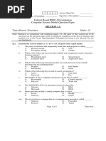 Federal Board HSSC-I Examination Computer Science Model Question Paper