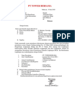 DPLH - Pemohonan Jadwal Pemeriksaan Dokumen Dan Rekomendasi Lingkungan - ToWER BTS SITE MAROS MONCONGLOE