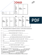 5 D Worksheet Can Could PDF