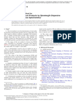 Sulfur in Petroleum Products by Wavelength Dispersive X-Ray Fluorescence Spectrometry