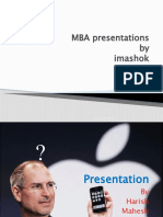 MBA Presentations by Imashok