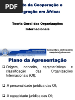 Teoria Geral Das Organizações Internacionais (2020) PDF