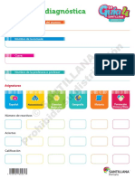 Examen Diagnostico 4° Grado.