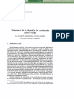 Dialnet ToleranciaDeLaObjecionDeConcienciaSobrevenida 142343 PDF