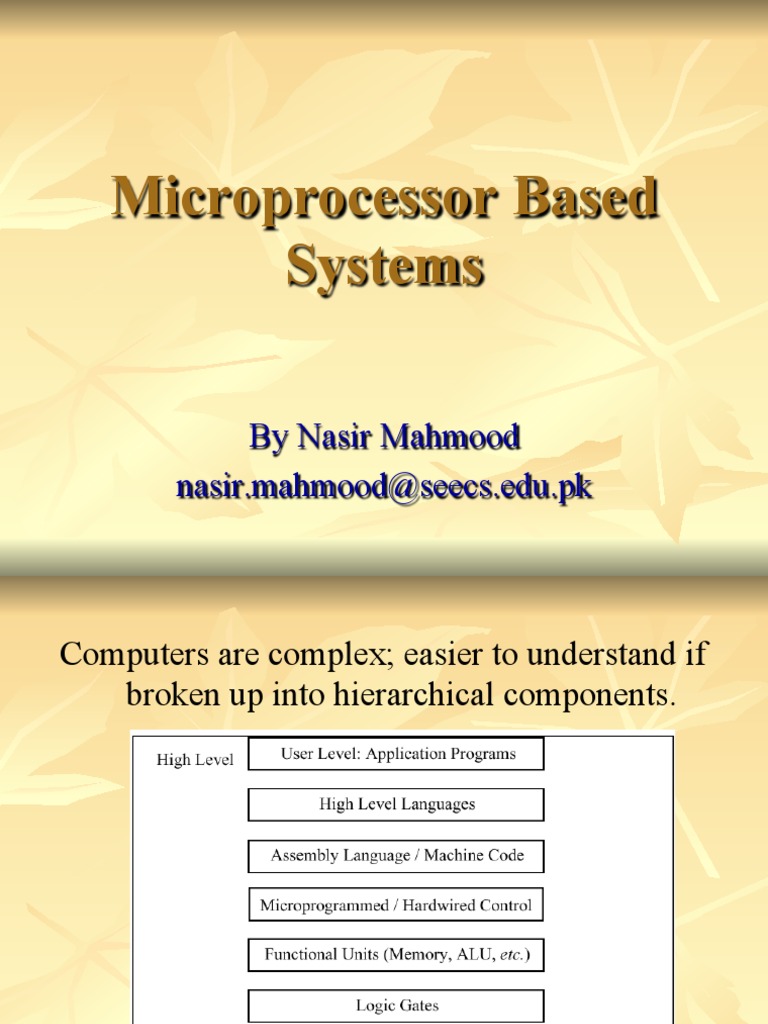 Microprocessor Systems Course Overview | PDF | Microprocessor | Test ...