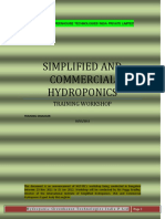 Simplified and Commercial Hydroponics: Training Workshop