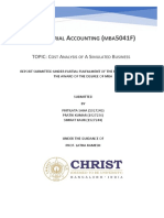 Anagerial Ccounting MBA: Topic: C A AS B