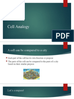1 Cell Analogy Assignment