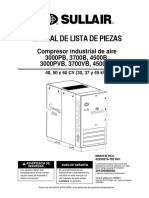 Manual de Partes Compresor Industrial Sullair 3000PB-3700B-4500B-3000PVB-3700VB-4500VB - 02250216-792 (r01)