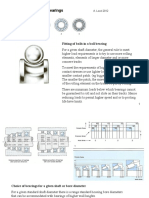 Rolling Element Bearings: Fitting of Balls in A Ball Bearing