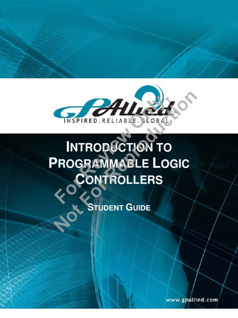 Introduction To Programmable Logic Controllers SG PDF Programmable