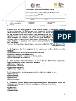 Examen Trimestre 1. Historia Tercero PDF