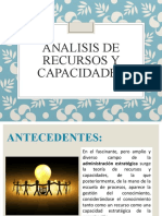 Analisis de Recursos y Capacidades - Huilcapas Colca Uriel